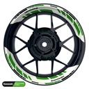 Kawasaki Felgenaufkleber geteilt Design GRID2 V2