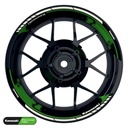 Kawasaki Rim Decals splitted Design Dots