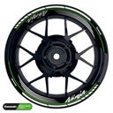 Kawasaki Ninja Rim Decals splitted Design Saw