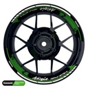 Kawasaki ZX-10R Rim Decals splitted Design Dots