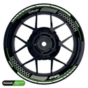 Kawasaki ZX-10R Rim Decals splitted Design Hexagon