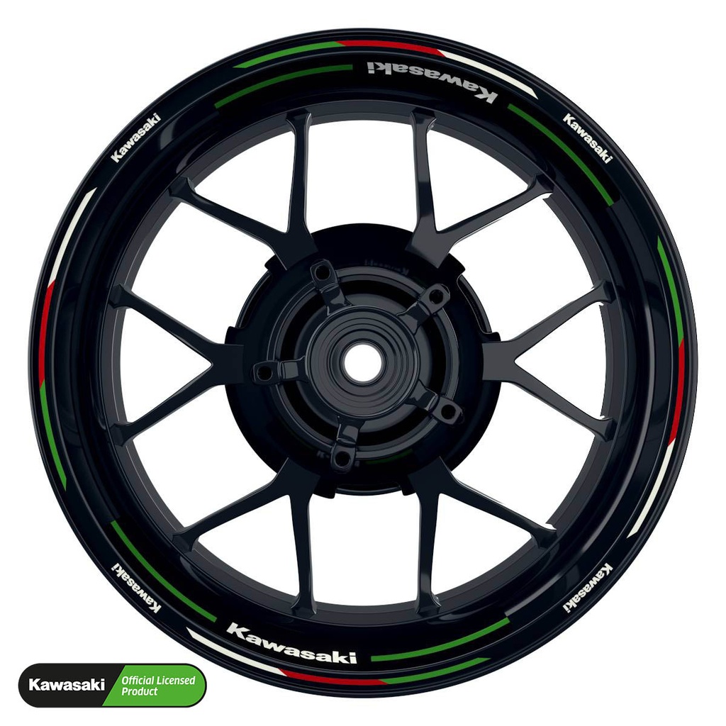 Kawasaki Rim Decals Light Design V6