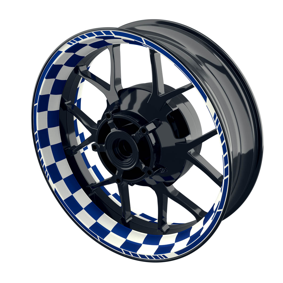 Felgenaufkleber Racingflagg DESIGN1 Premium W