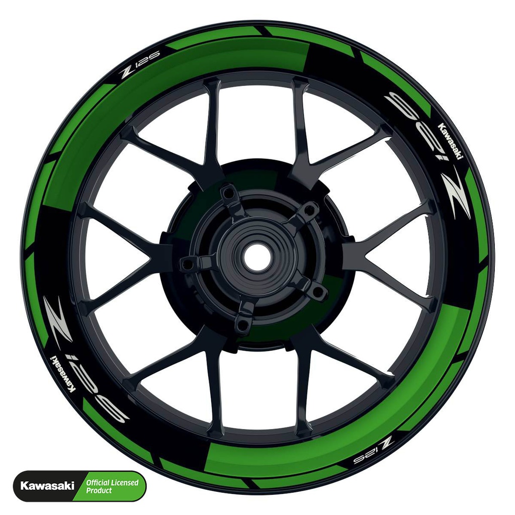 Kawasaki Z125 Rim Decals Design V1