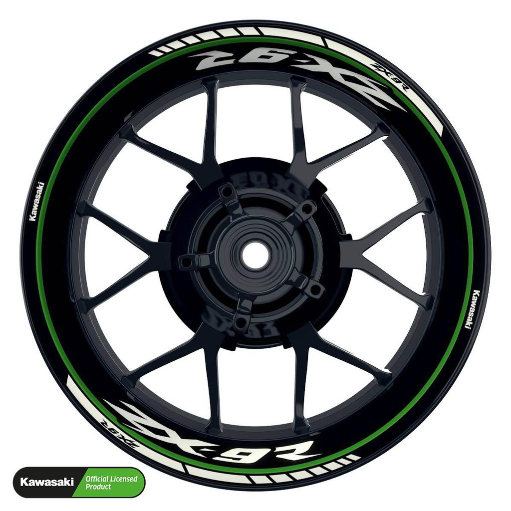 Kawasaki ZX-9R Rim Decals Design Clean