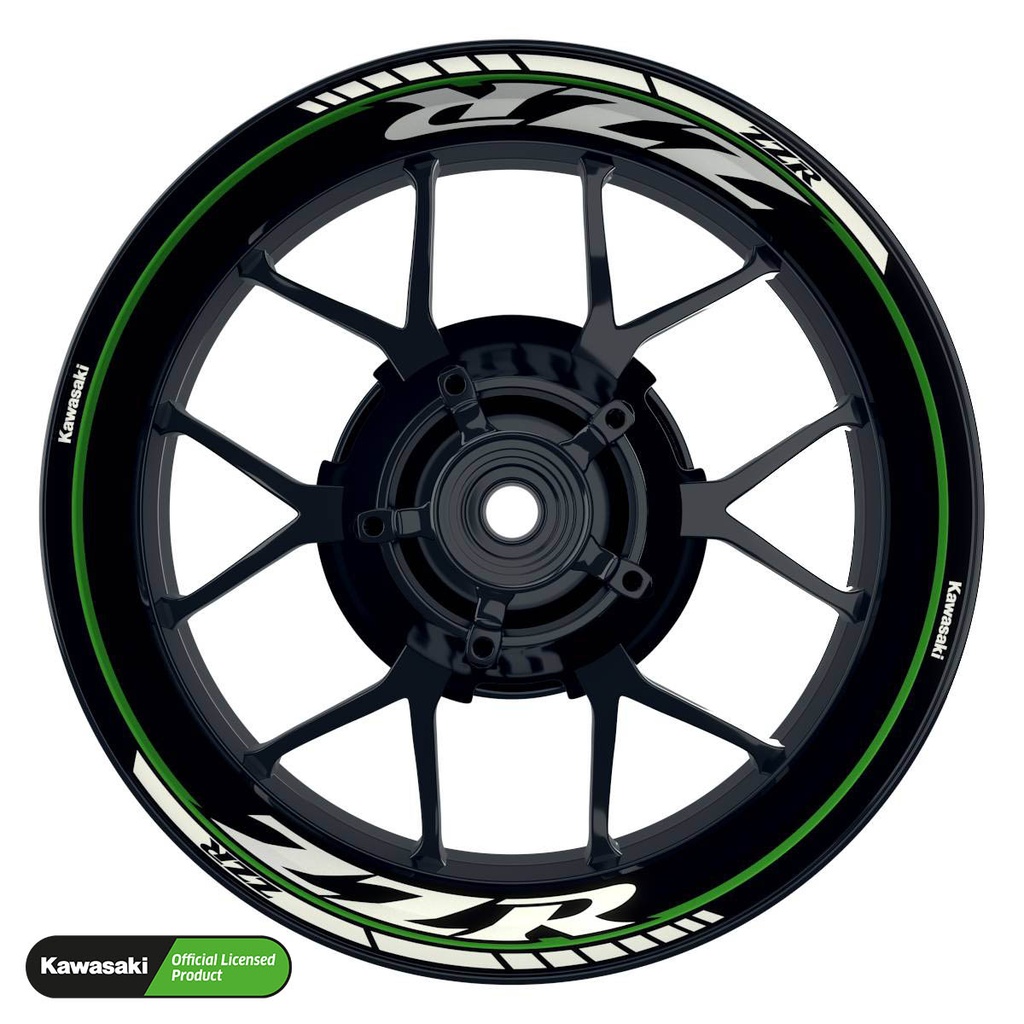 Kawasaki ZZR Rim Decals Design Clean