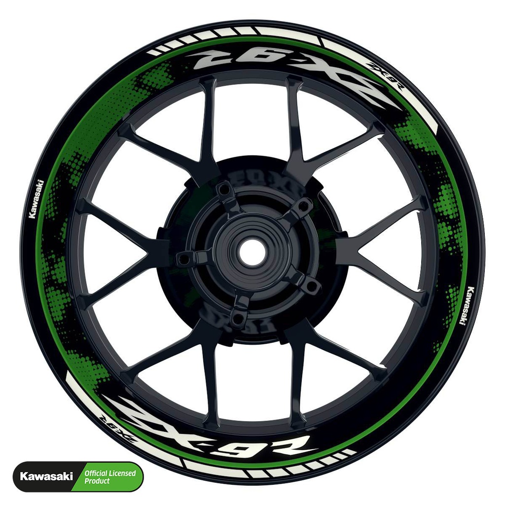 Kawasaki ZX-9R Rim Decals Design DOTS