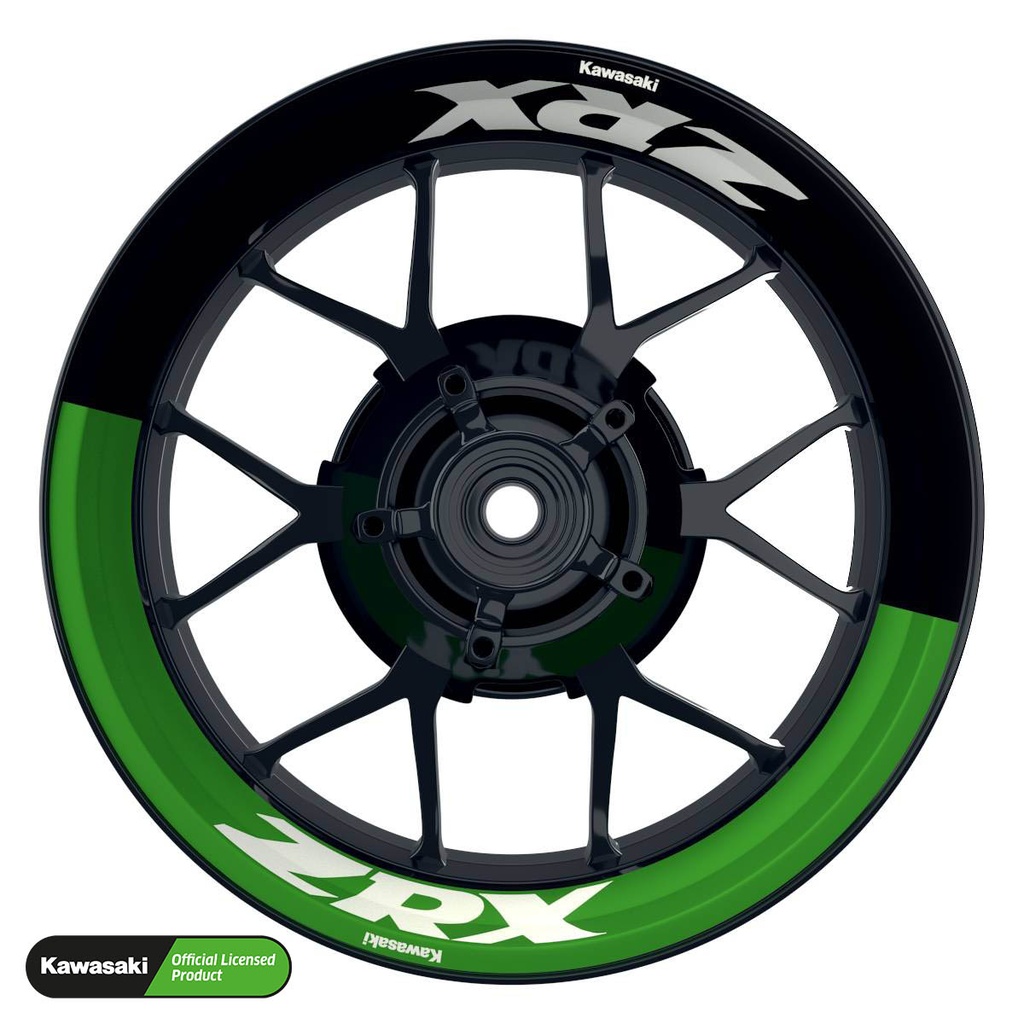 Kawasaki ZRX Rim Decals Design Fifty Fifty V1