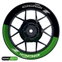 Kawasaki Z1000 Rim Decals Design Fifty Fifty V1