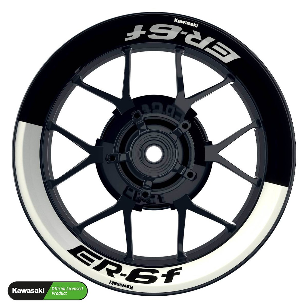 Kawasaki ER6F Rim Decals Design Fifty Fifty V2