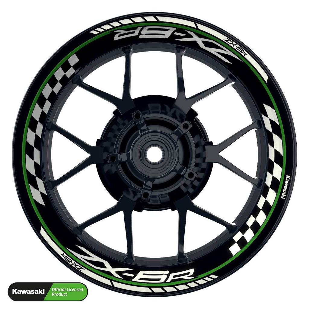 Kawasaki ZX-6R Rim Decals Design Grid