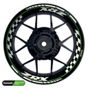 Kawasaki ZRX Felgenaufkleber Design Grid