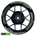 Kawasaki NINJA ZX-6R Rim Decals Design Hexagon