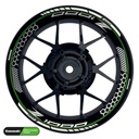 Kawasaki Z1000 Rim Decals Design Hexagon