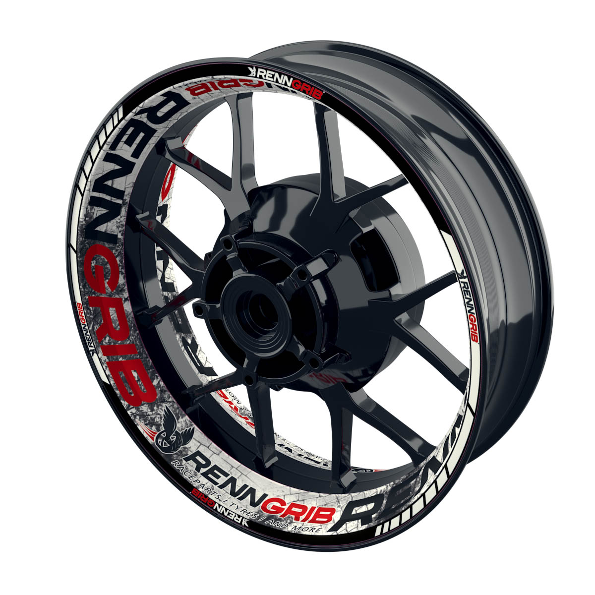 Renngrib V3 Rim Decals Premium