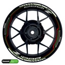 Kawasaki Z1000 Rim Decals Design Lightning