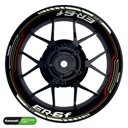 Kawasaki ER6F Rim Decals Design Lightning