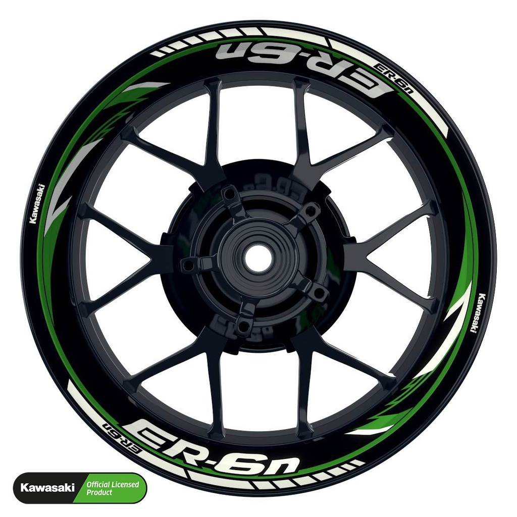 Kawasaki ER6N Rim Decals Design Razor