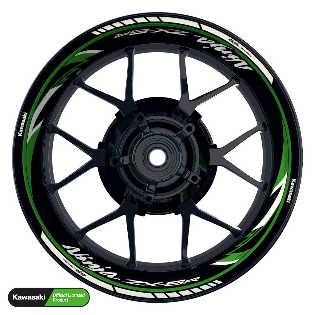 Kawasaki NINJA ZX-6R Rim Decals Design Razor