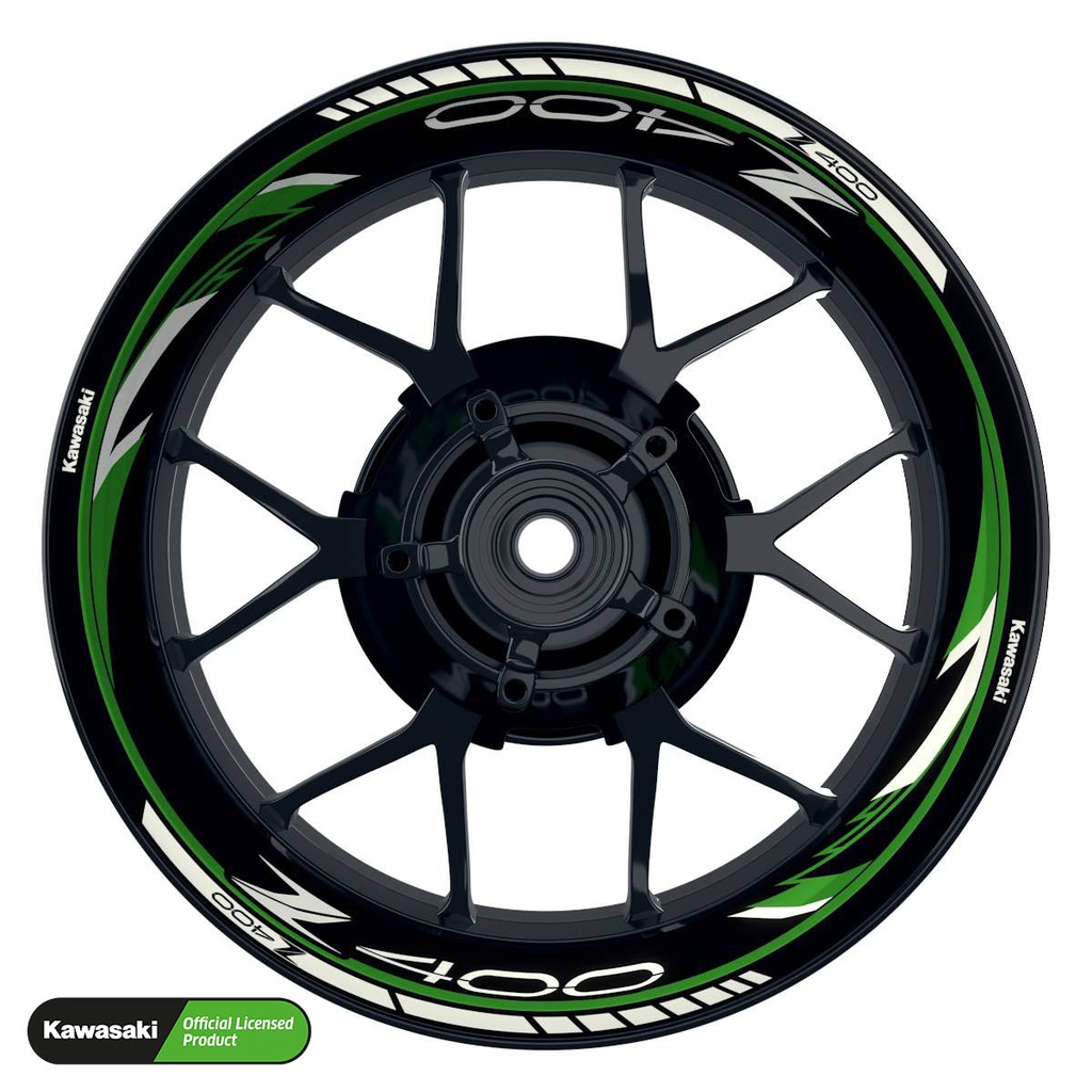 Kawasaki Z400 Rim Decals Design Razor