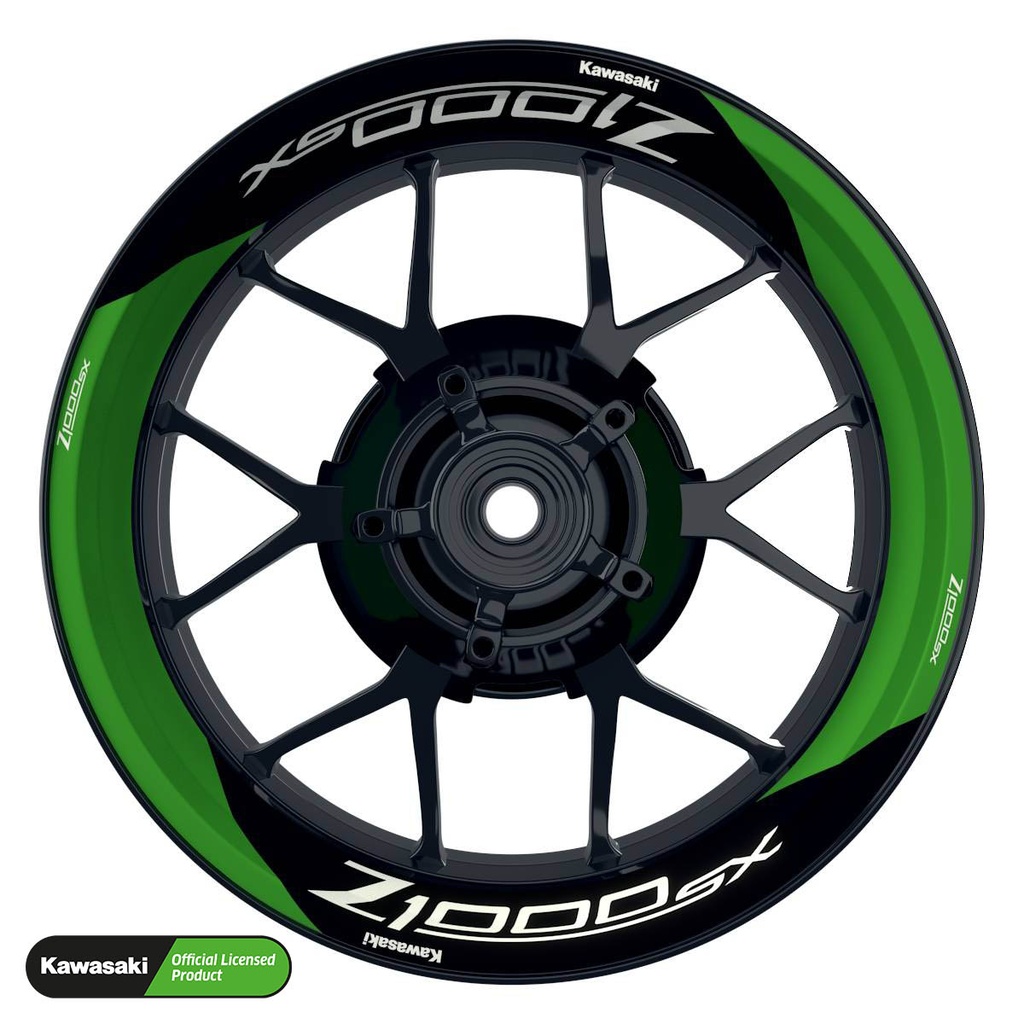 Kawasaki Z1000SX Rim Decals Design Saber