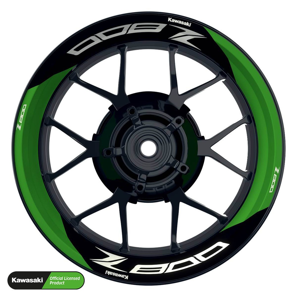 Kawasaki Z800 Rim Decals Design Saber