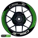 Kawasaki Z750 Rim Decals Design Saber