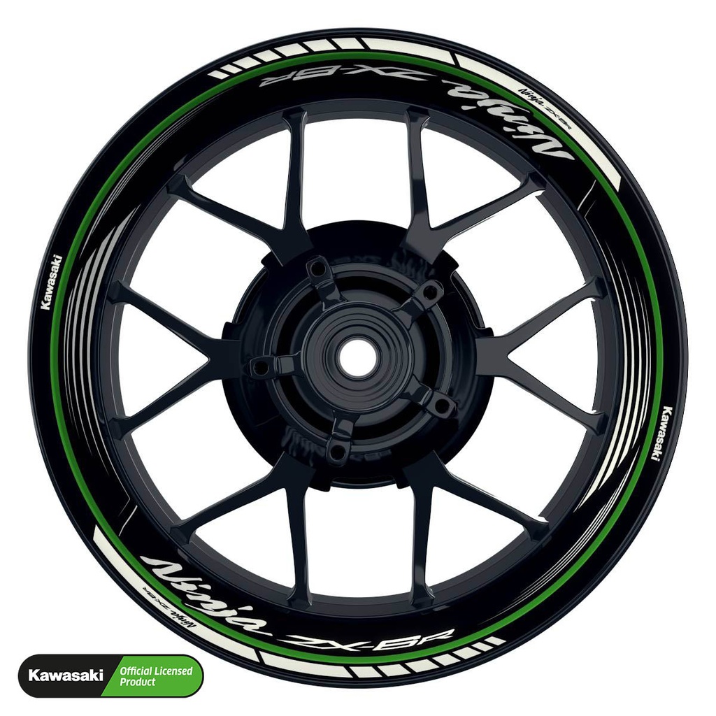 Kawasaki NINJA ZX-6R Rim Decals Design Saw