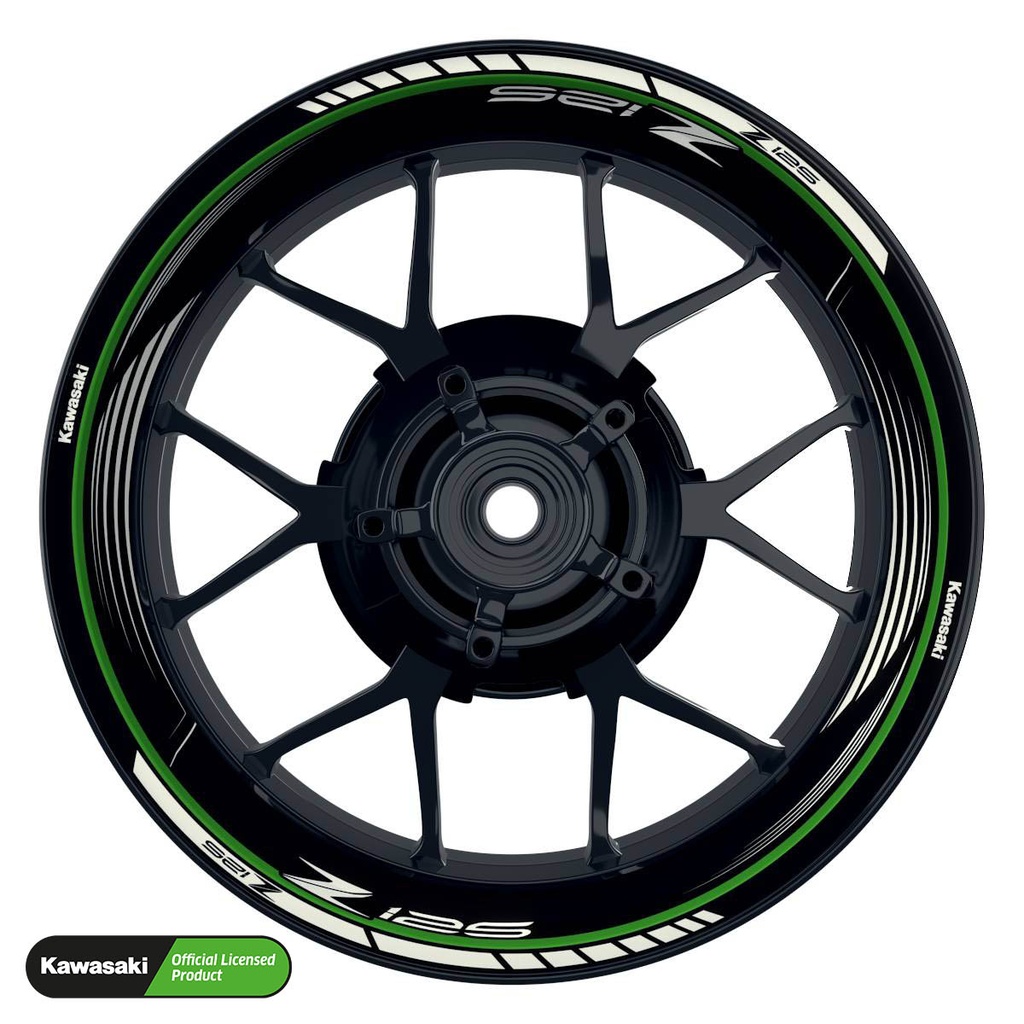 Kawasaki Z125 Rim Decals Design Saw