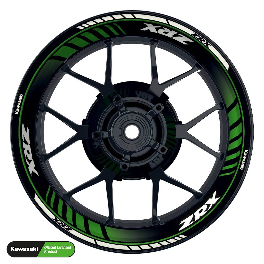 Kawasaki ZRX Rim Decals Design Techno