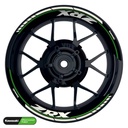 Kawasaki ZRX Felgenaufkleber geteilt Design Clean