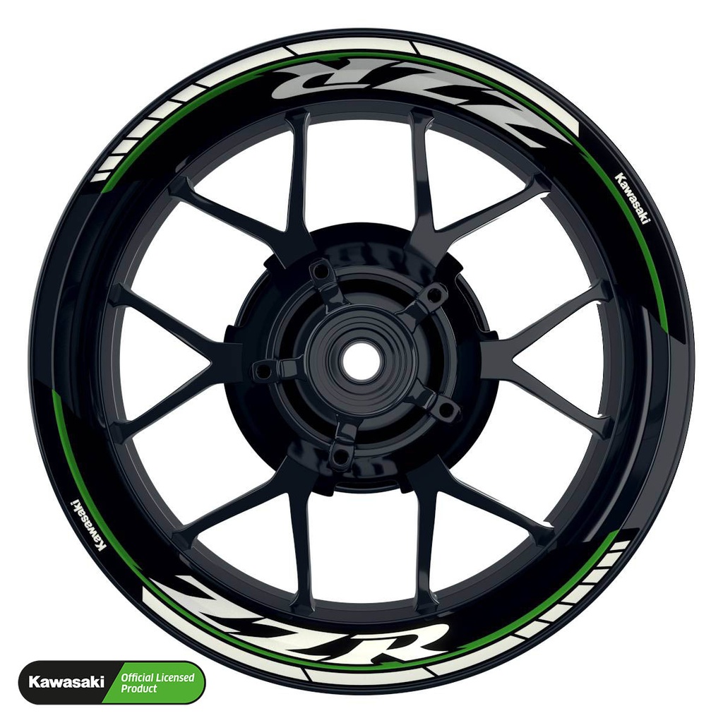 Kawasaki ZZR Rim Decals splitted Design Clean