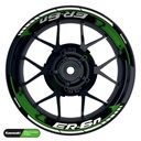 Kawasaki ER6N Rim Decals splitted Design Dots