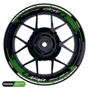 Kawasaki NINJA ZX-6R Rim Decals splitted Design Dots