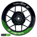 Kawasaki Z800 Rim Decals splitted Design Fifty Fifty V1