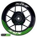 Kawasaki ZRX Felgenaufkleber geteilt Design Fifty Fifty V1