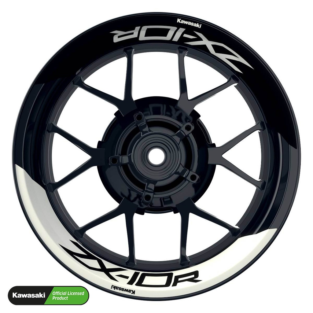 Kawasaki ZX-10R Rim Decals splitted Design Fifty Fifty V2