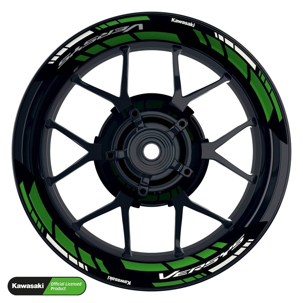 Kawasaki Versys Rim Decals splitted Design GRID2 V1