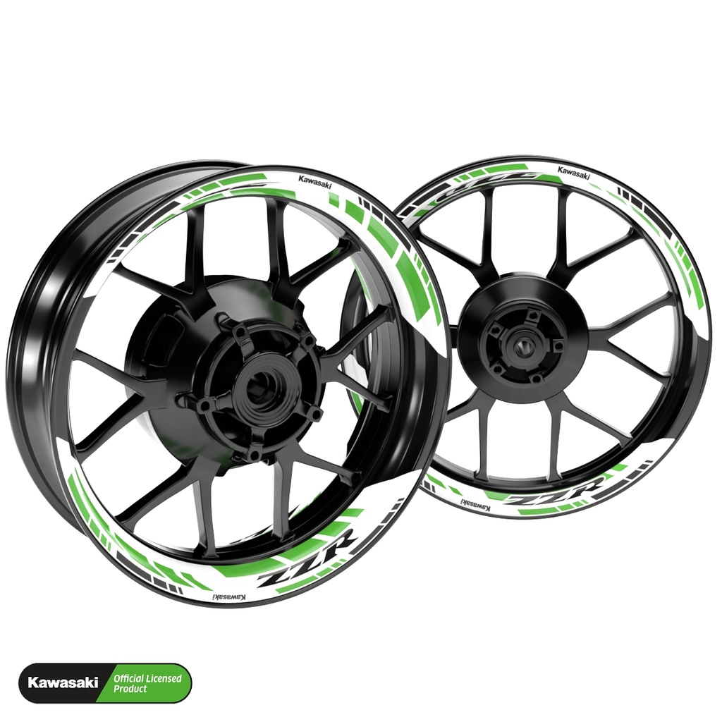 Kawasaki ZZR Rim Decals splitted Design GRID2 V2