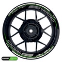 Kawasaki ZX-6R Rim Decals splitted Design Hexagon