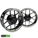 Kawasaki ZZR Rim Decals splitted Design Hexagon