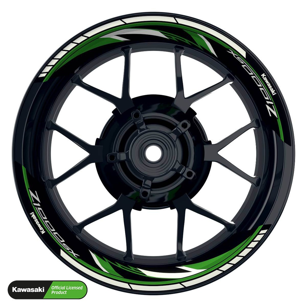 Kawasaki Z1000SX Rim Decals splitted Design Razor