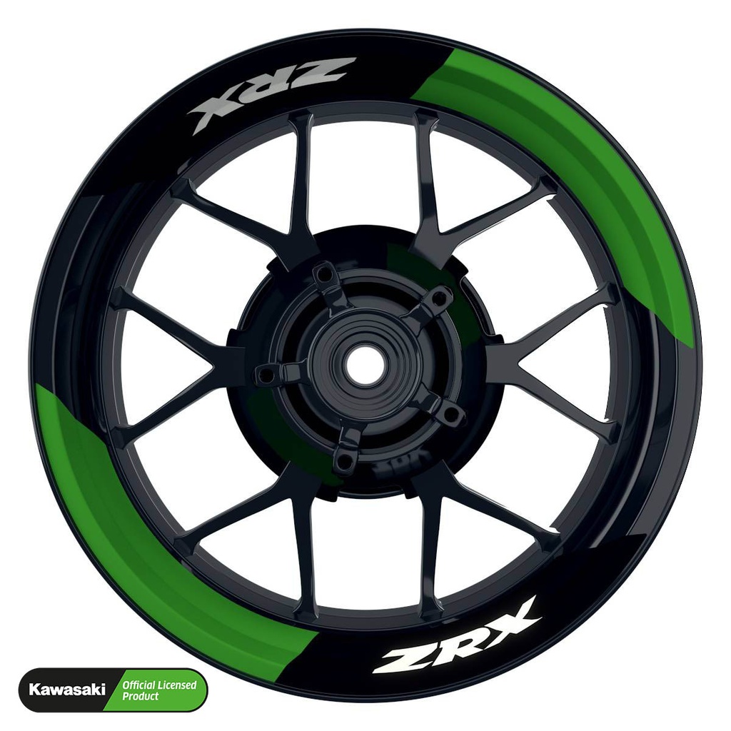 Kawasaki ZRX Rim Decals splitted Design Saber