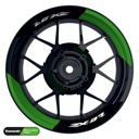 Kawasaki ZX-9R Rim Decals splitted Design Saber