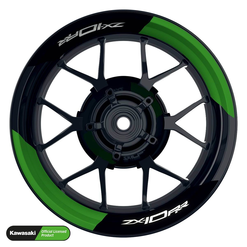 Kawasaki ZX-10RR Rim Decals splitted Design Saber