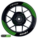 Kawasaki ER6F Rim Decals splitted Design Saber