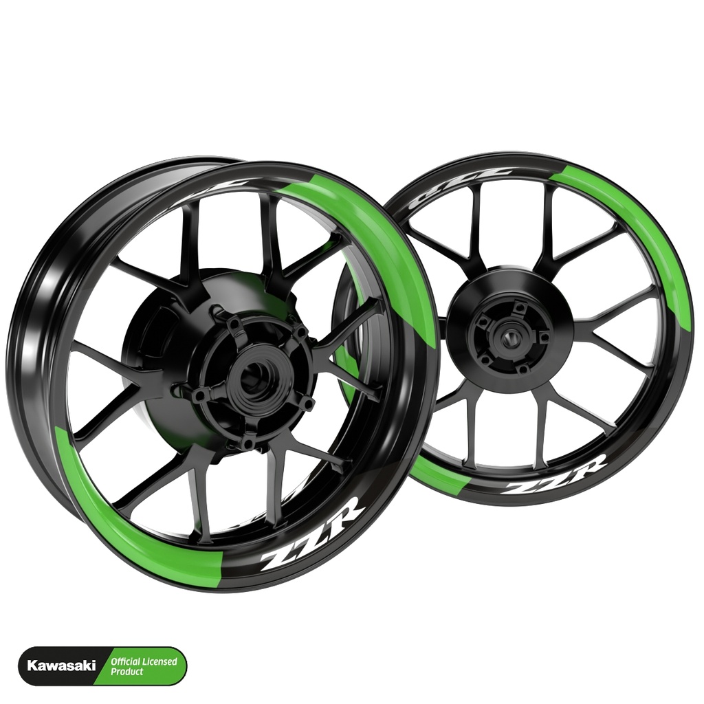 Kawasaki ZZR Rim Decals splitted Design Saber