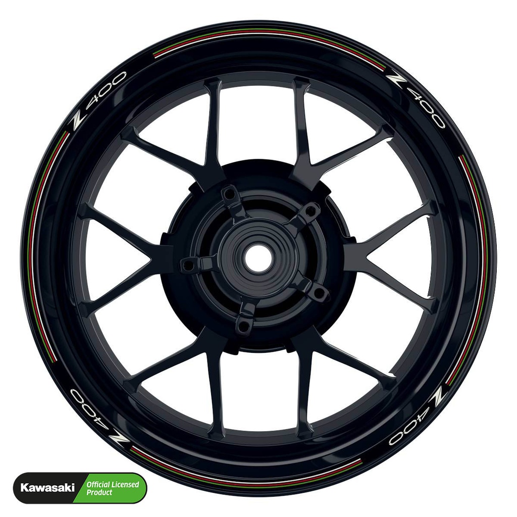 Kawasaki Z400 Rim Stripes Design V3