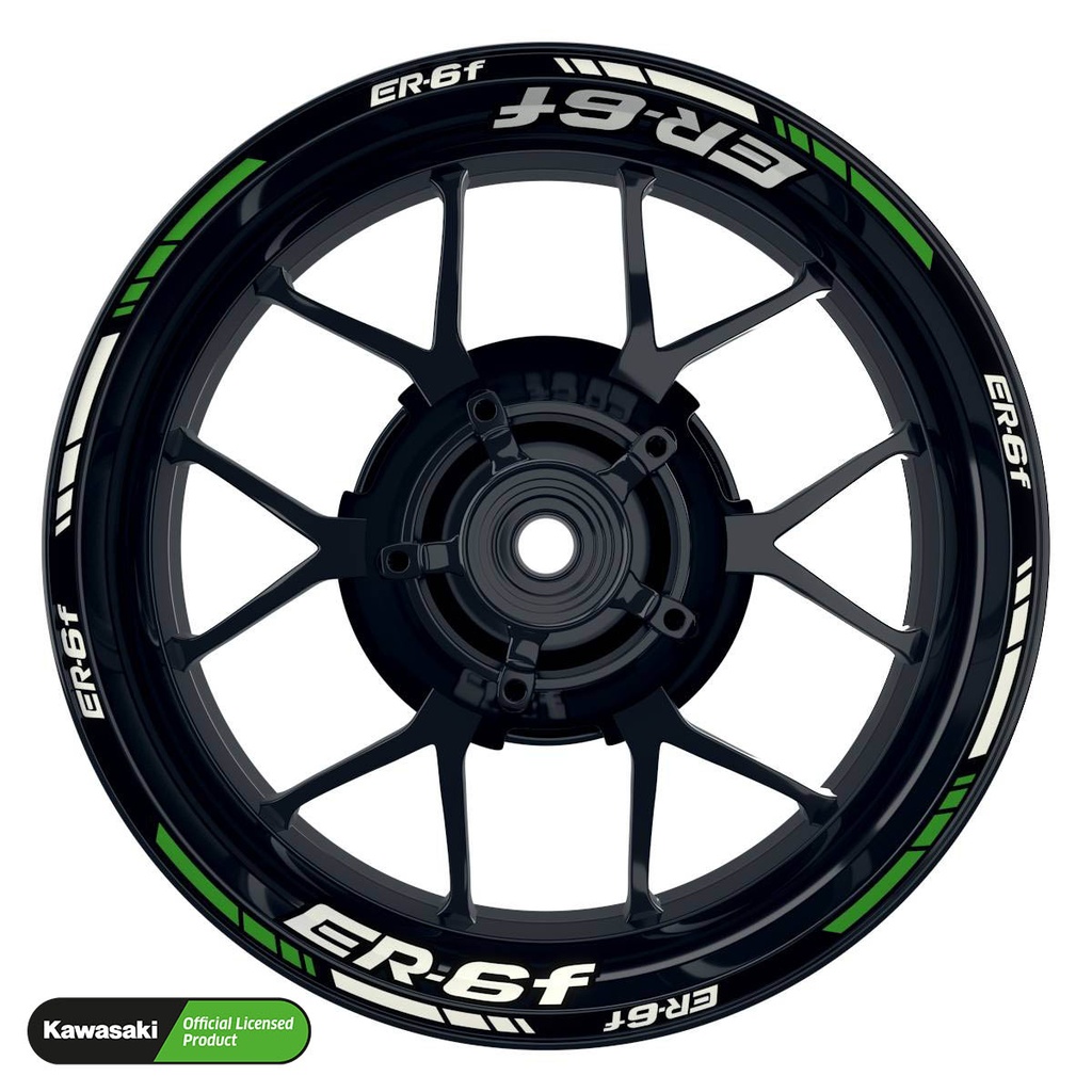 Kawasaki ER6F Rim Decals Light Design V1