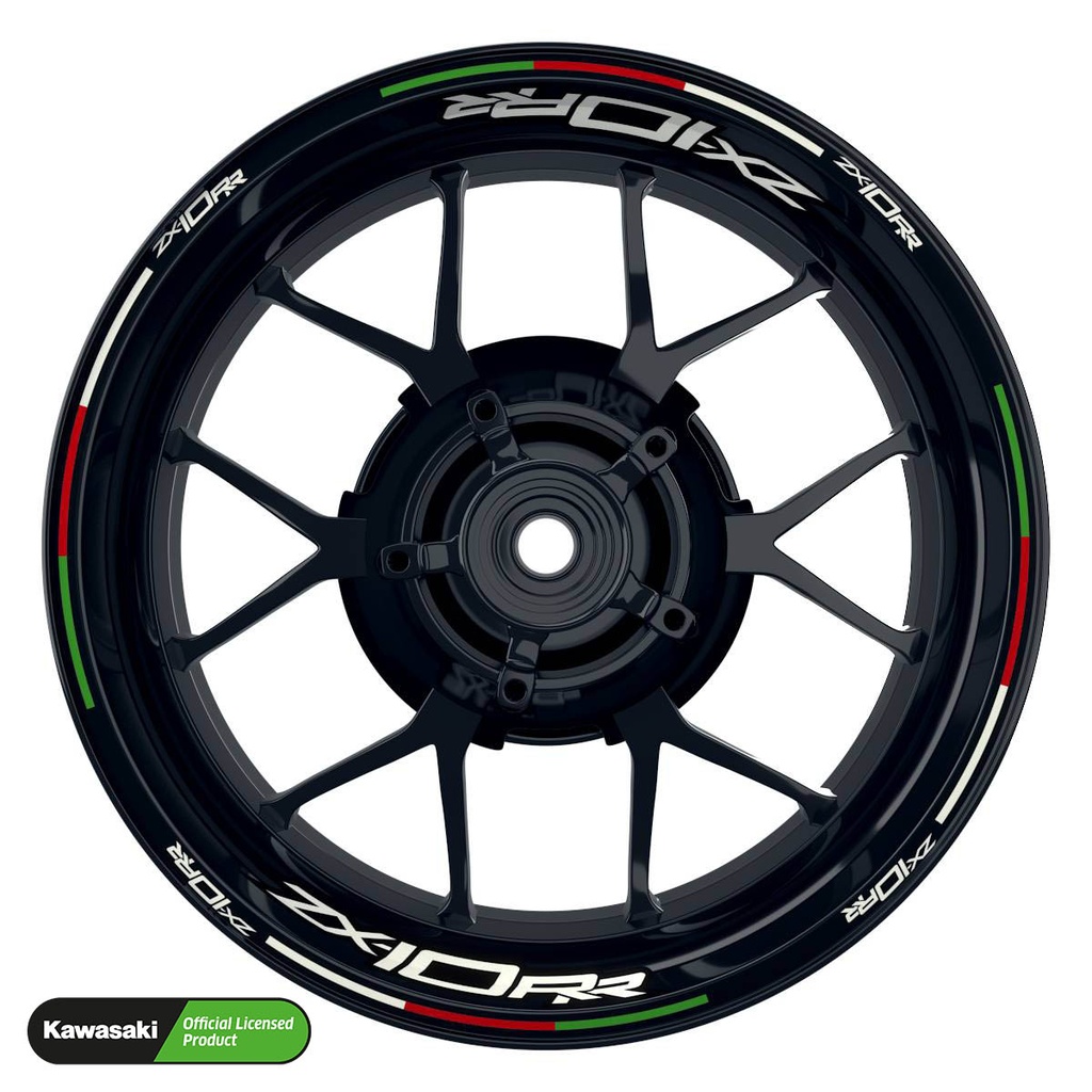 Kawasaki ZX-10RR Rim Decals Light Design V5